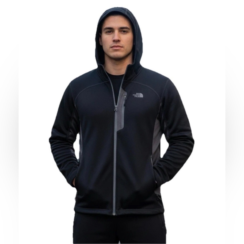 The North Face Men’s Black/Gray Color Block Cinder Hybrid Jacket Coat Size XL